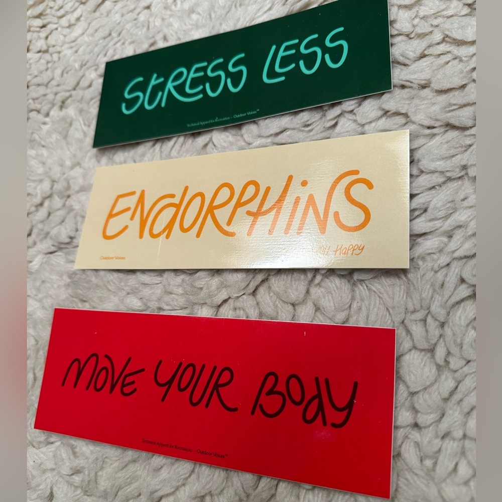 Outdoor Voices Stickers- 3 pack